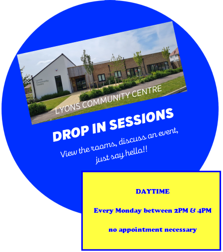 Details of daytime drop-in sessions
